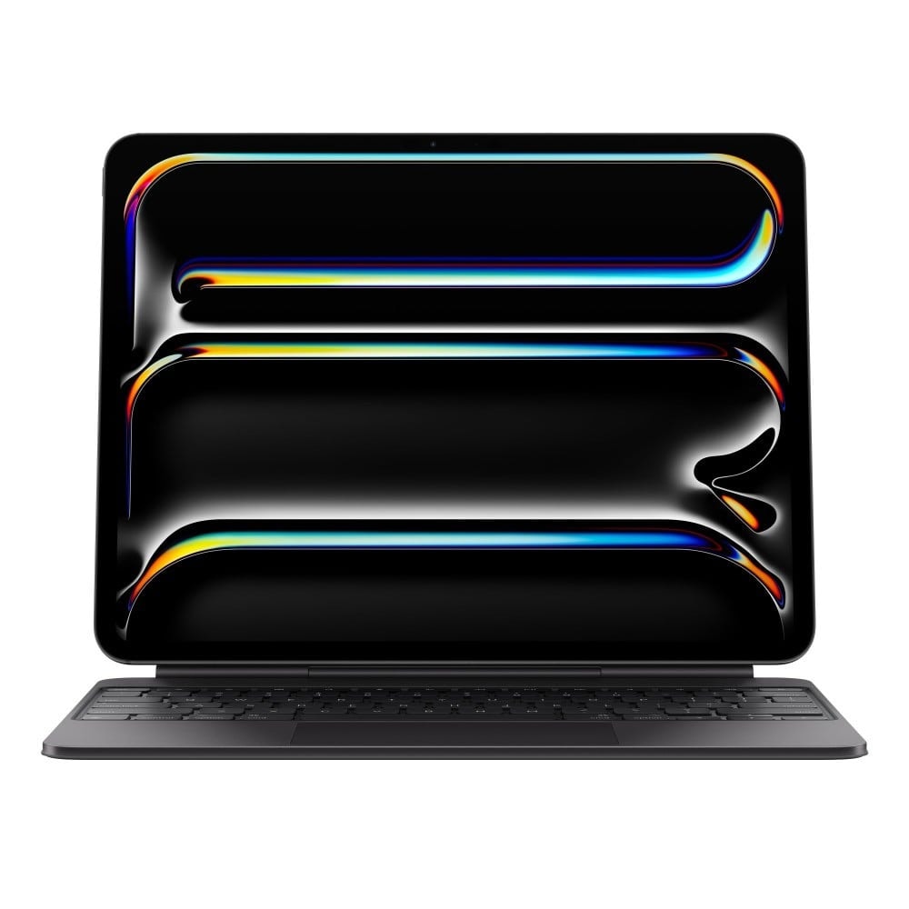 O Magic Keyboard para iPad Pro permite escrever de forma confortável: inclui um trackpad com novo design elegante e portátil: além de um descanso para o pulso em alumínio, imagem 1