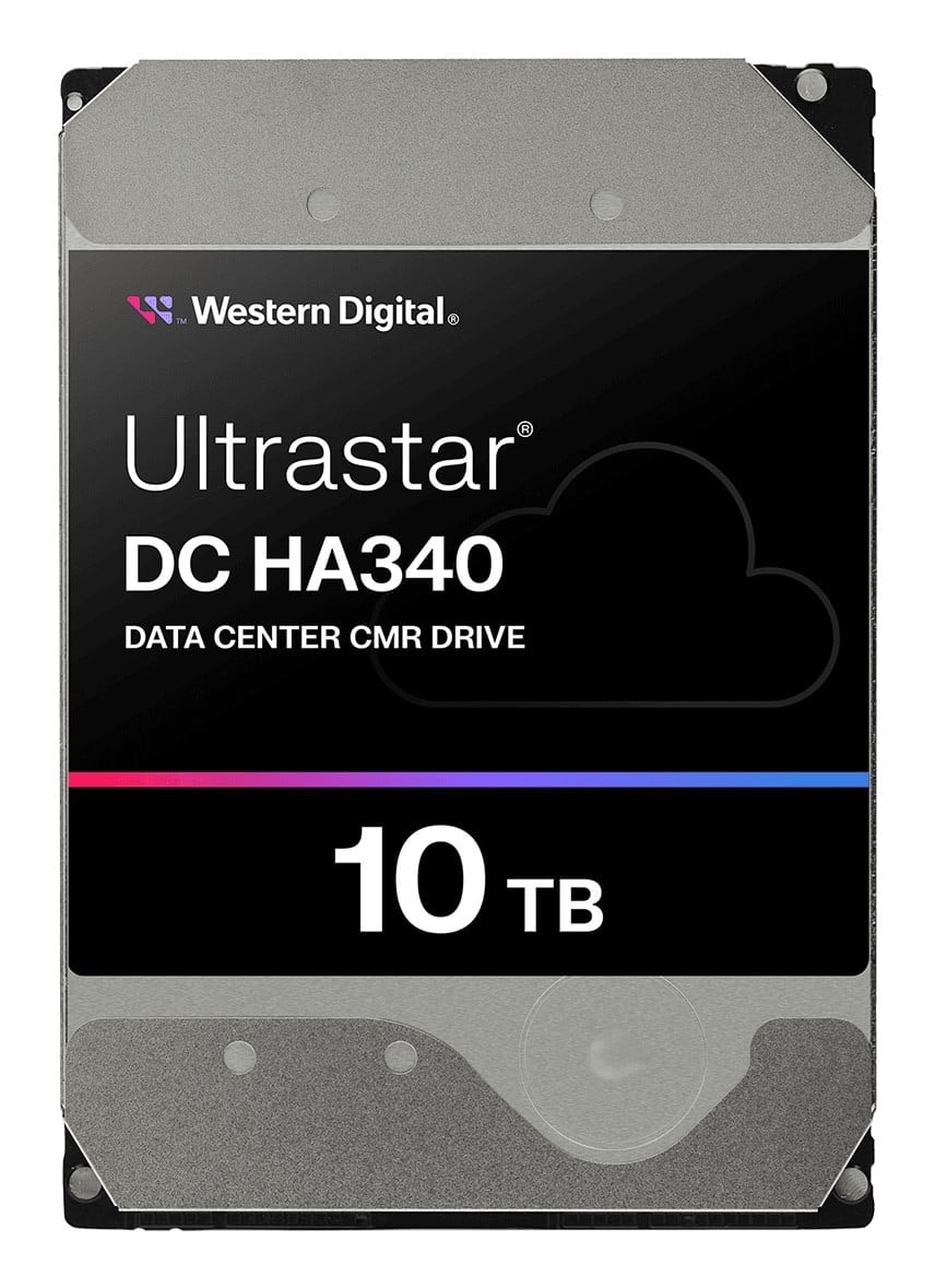 WD Ultrastar DC HA340 WUS721210BLE6L4 - Disco rígido - Centro de Dados - 10 TB - interna - 3.5" - SATA 6Gb/s - 7200 rpm - buffer: 512 MB, imagem 1