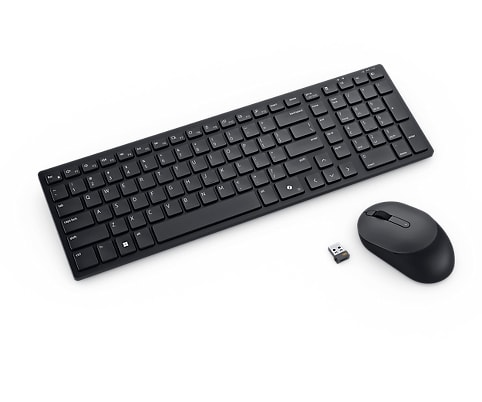 DELL Teclado e rato compactos e silenciosos Pro — KM555 - português (QWERTY), imagem 1