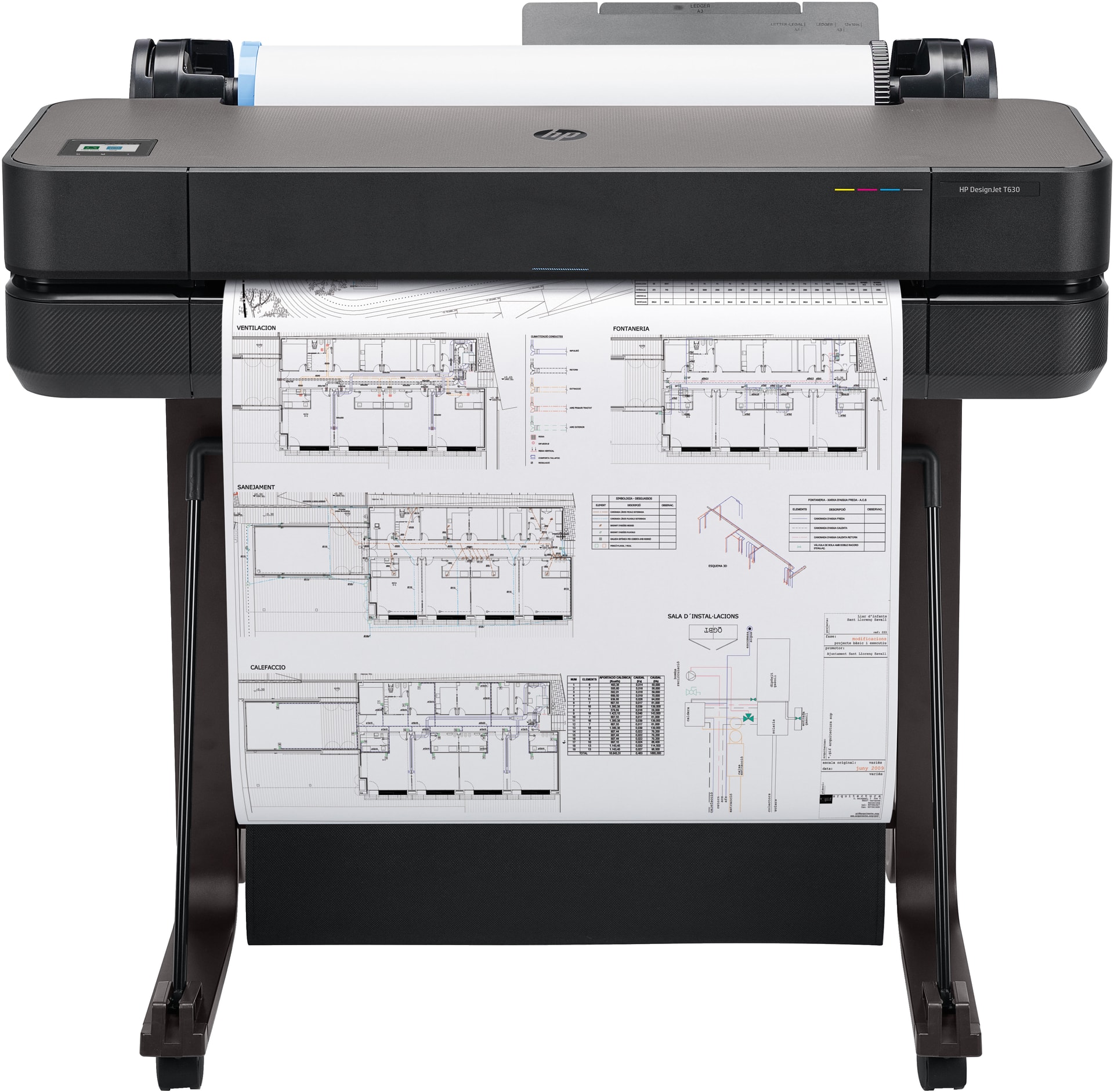 HP Designjet Impressora T630 de 24 pol., edição de 2025, imagem 1