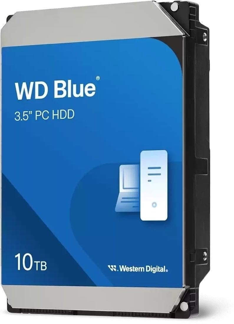 WD Blue - Disco rígido - 10 TB - interna - 3.5" - SATA 6Gb/s - 7200 rpm - buffer: 512 MB