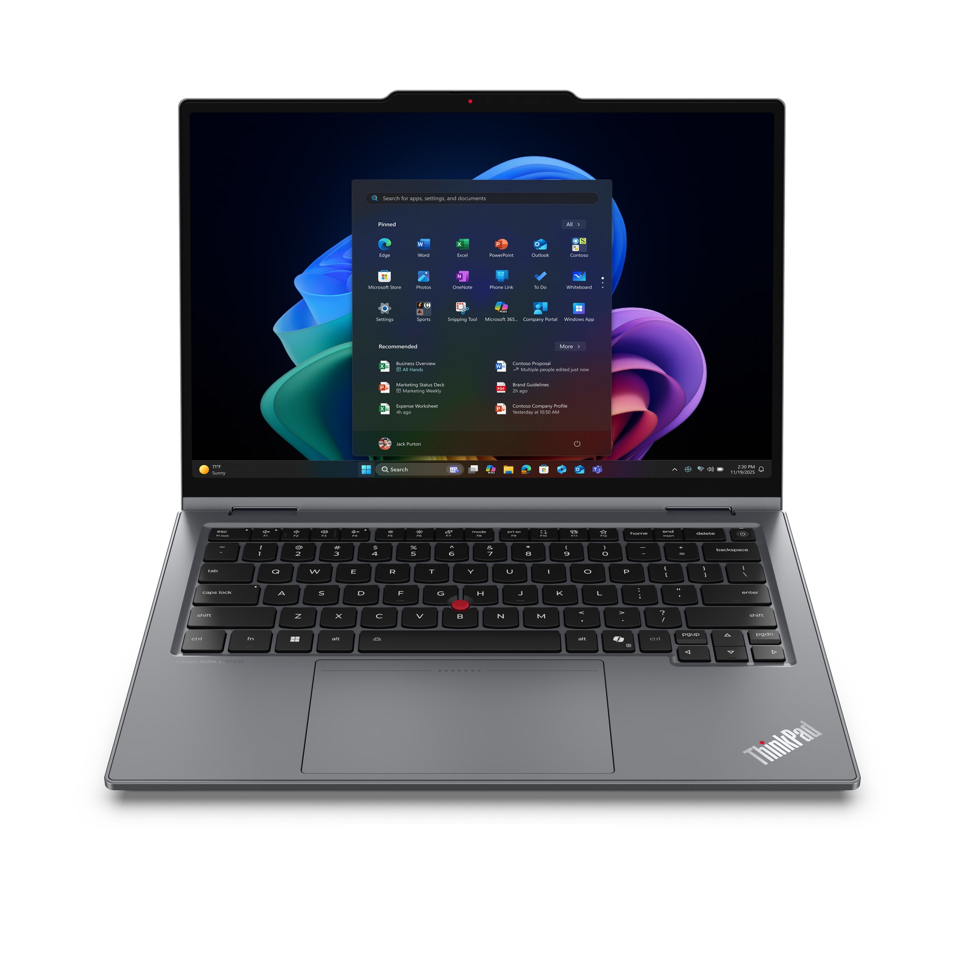 Lenovo ThinkPad X1 2-in-1 Gen 11 Aura Edition Copilot+ PC, imagem 1