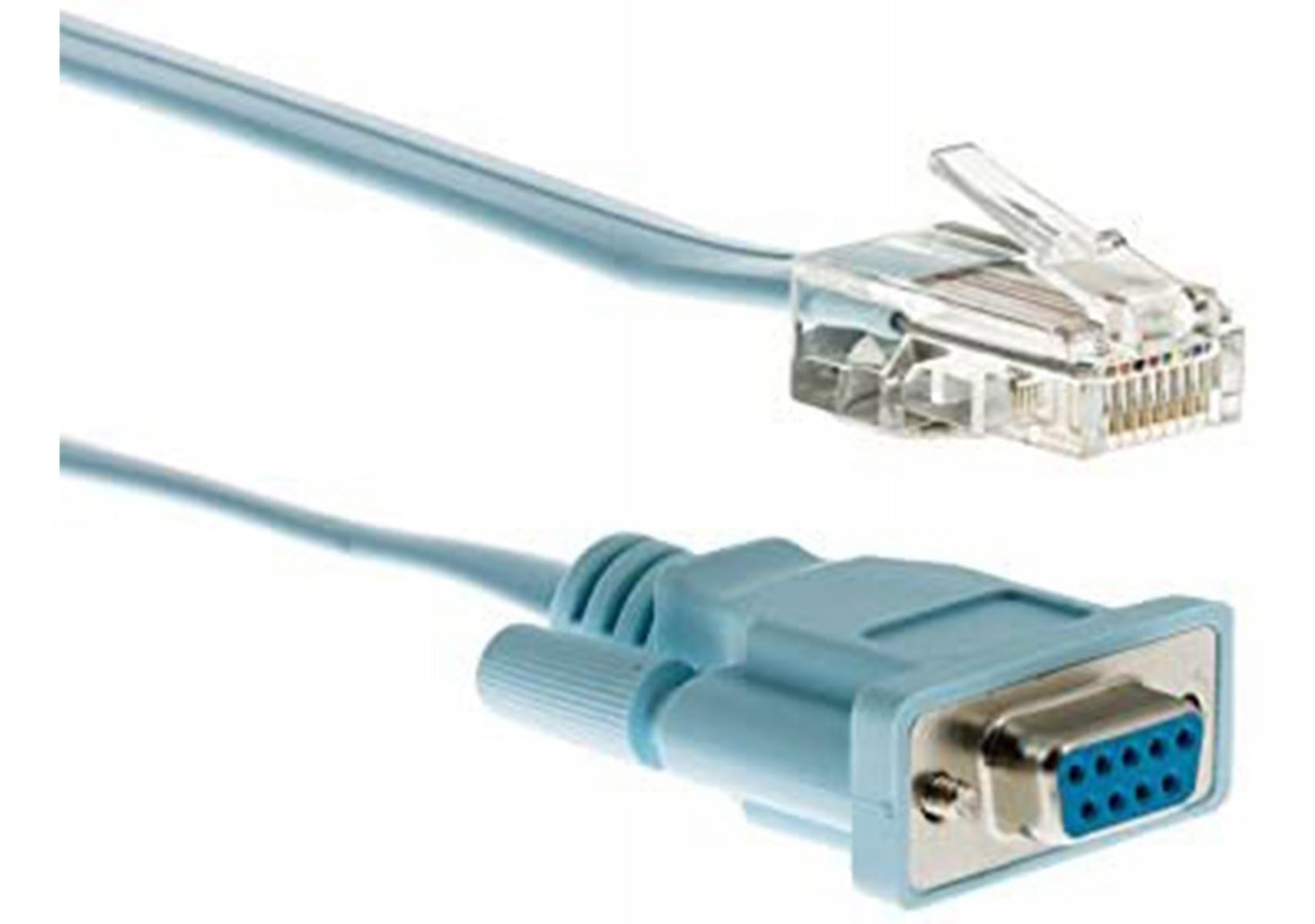 Cisco - Cabo em série - RJ-45 (M) para DB-9 (F) - 1.8 m - para Cisco 28XX, 28XX 2-pair, 28XX 4-pair, 28XX V3PN, Catalyst 2960, imagem 1
