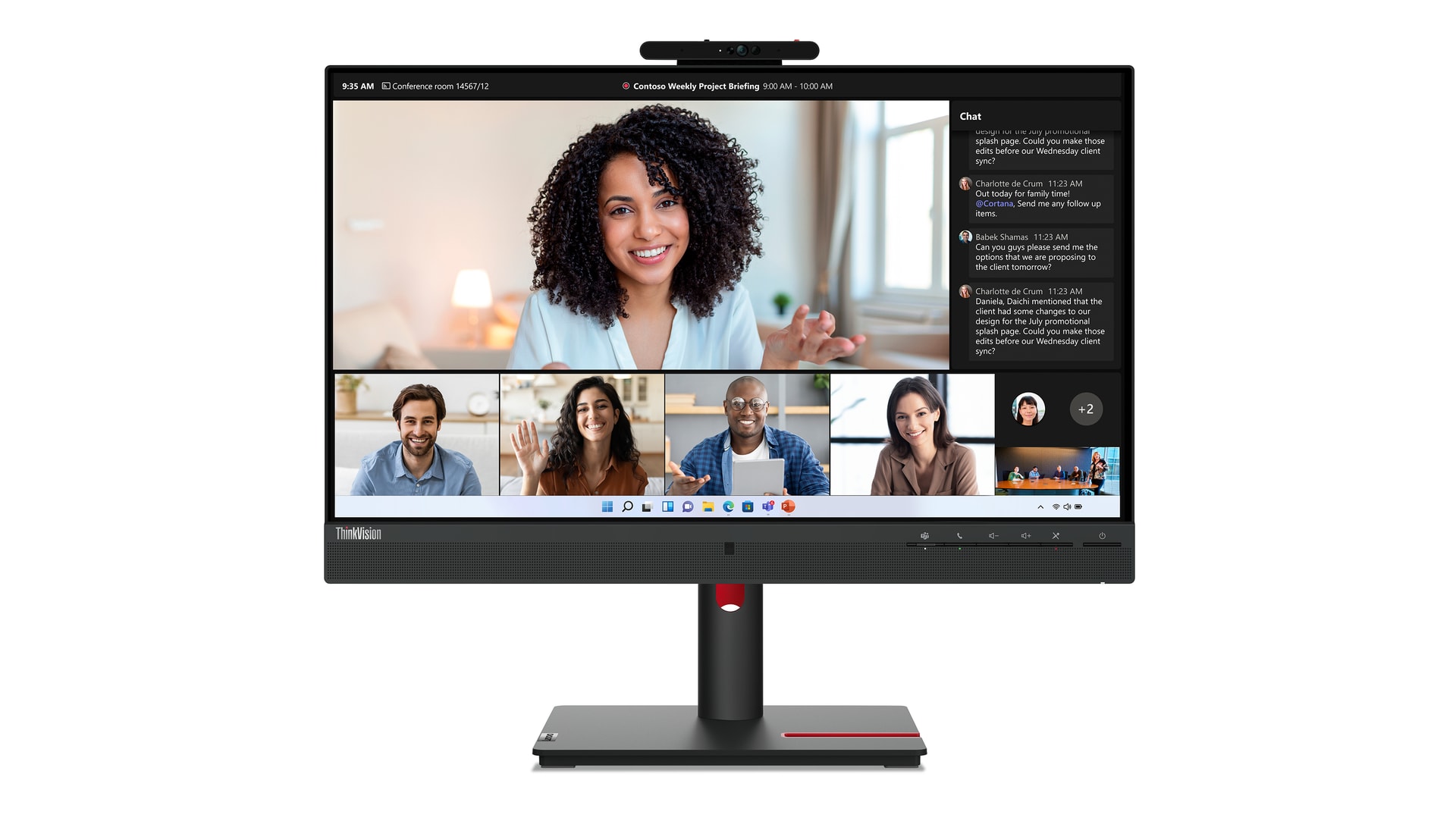 Lenovo ThinkVision T24mv-30 Monitor, imagem 1