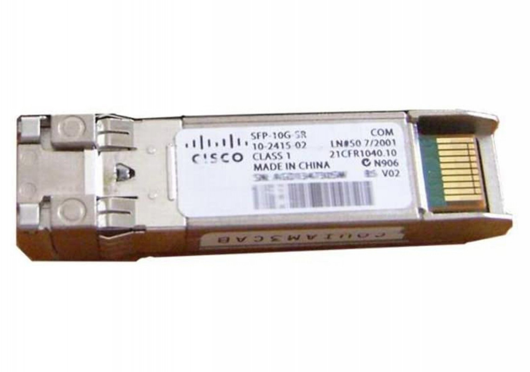 Cisco - Módulo de transceptor SFP+ - 10GbE - 10GBase-SR - modo múltiplo LC/PC - até 400 m - 850 nm, imagem 1