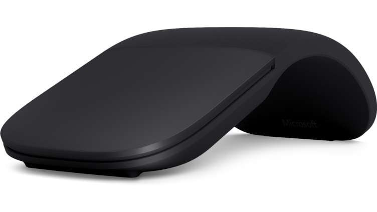 Microsoft Surface Arc Mouse - Rato - óptico - 2 botões - sem fios - Bluetooth 4.1 - preto - comercial, imagem 1