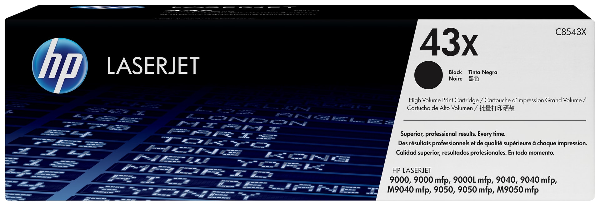 HP Toner LaserJet Original 43X Preto de elevado rendimento, imagem 1