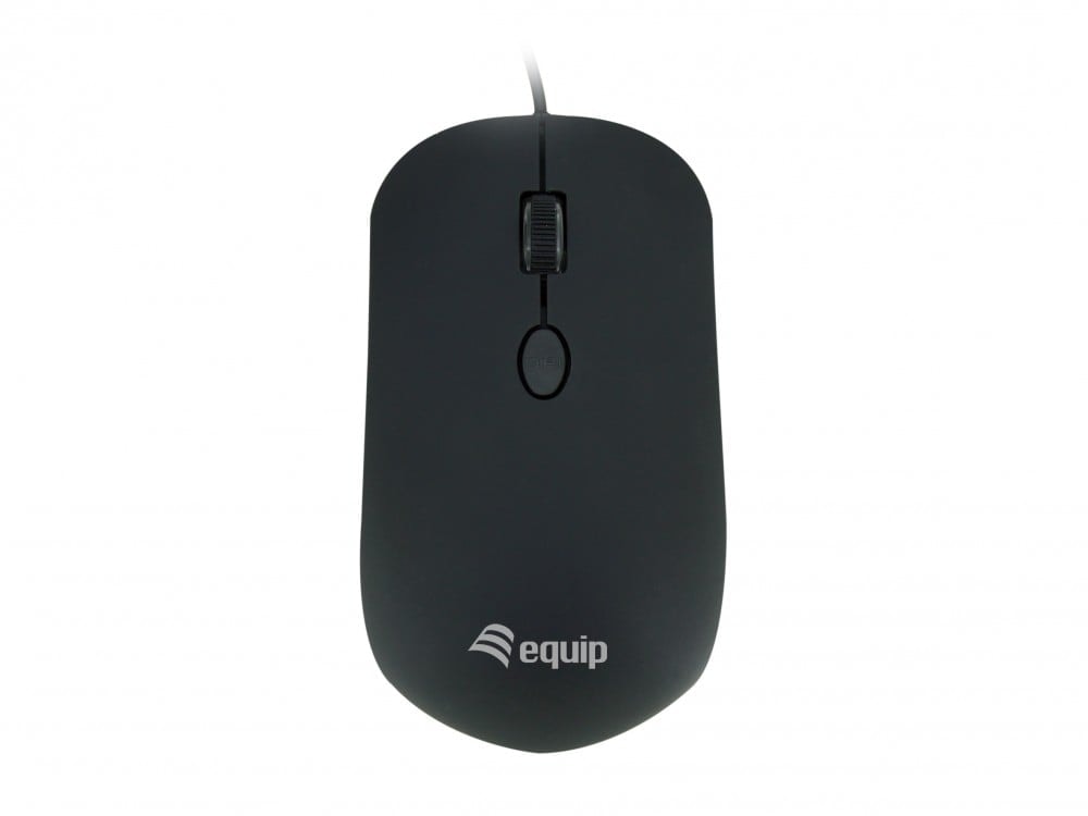 EQUIP LIFE RATO CONFORT BLACK USB 1600DPI, imagem 1