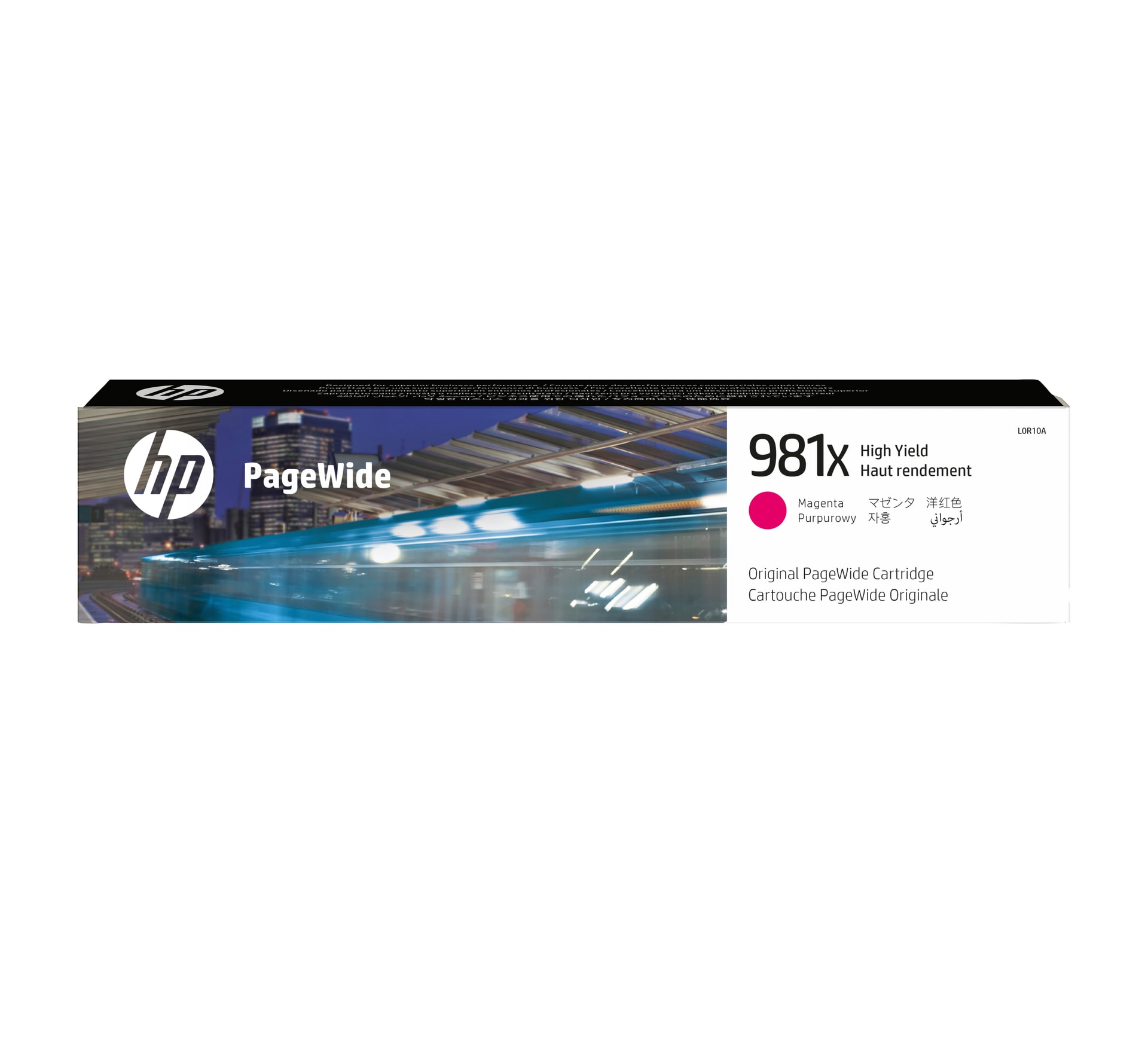 HP Consumível PageWide Original 981X Magenta de elevado rendimento