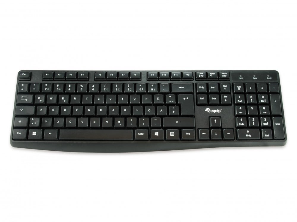 EQUIP LIFE TECLADO STANDARD 105 TECLAS USB BLACK #MEGA PROMO#, imagem 1