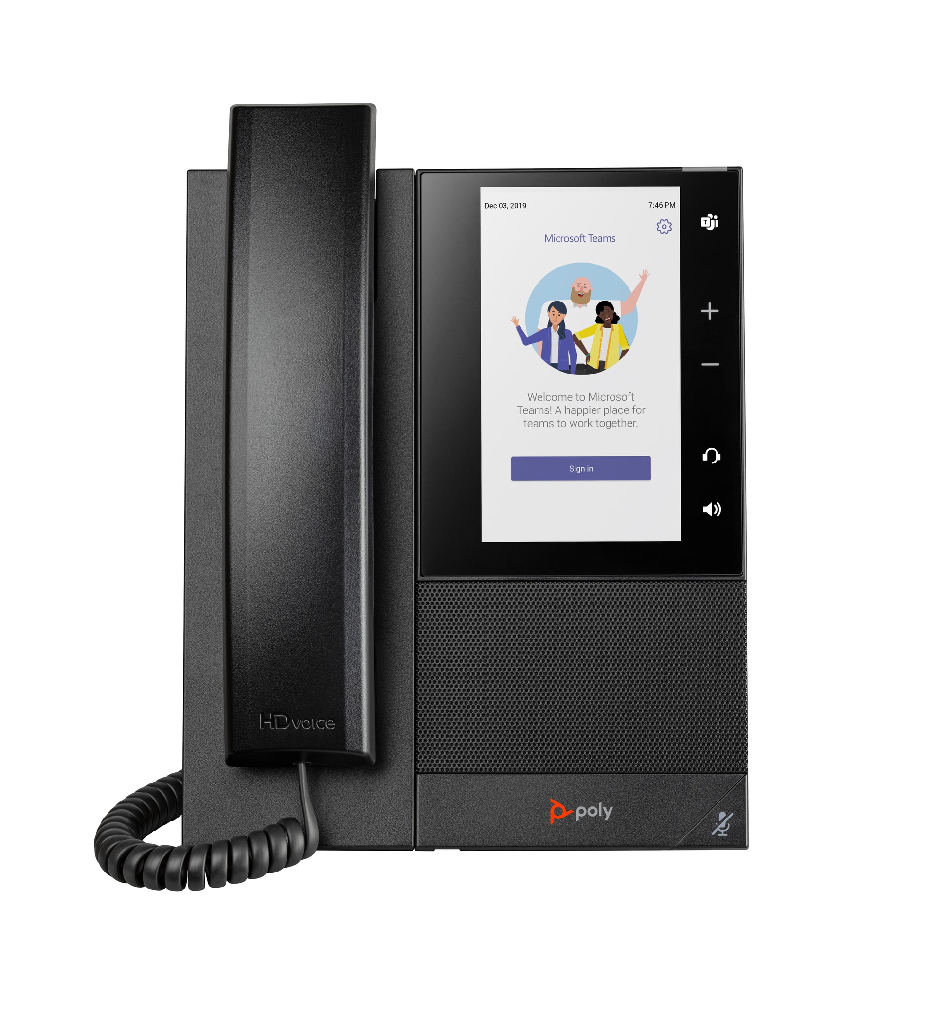 HP Poly Telefone Multimédia Empresarial Poly CCX 505 para Microsoft Teams com PoE, imagem 1