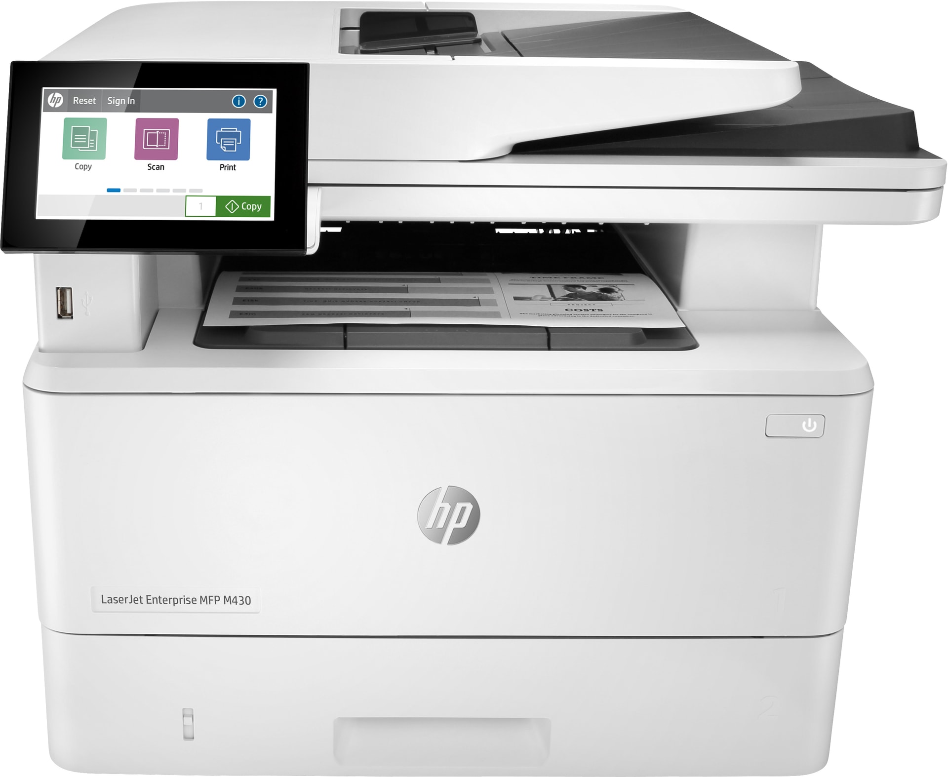 HP LaserJet Enterprise Multifunções M430f, imagem 1