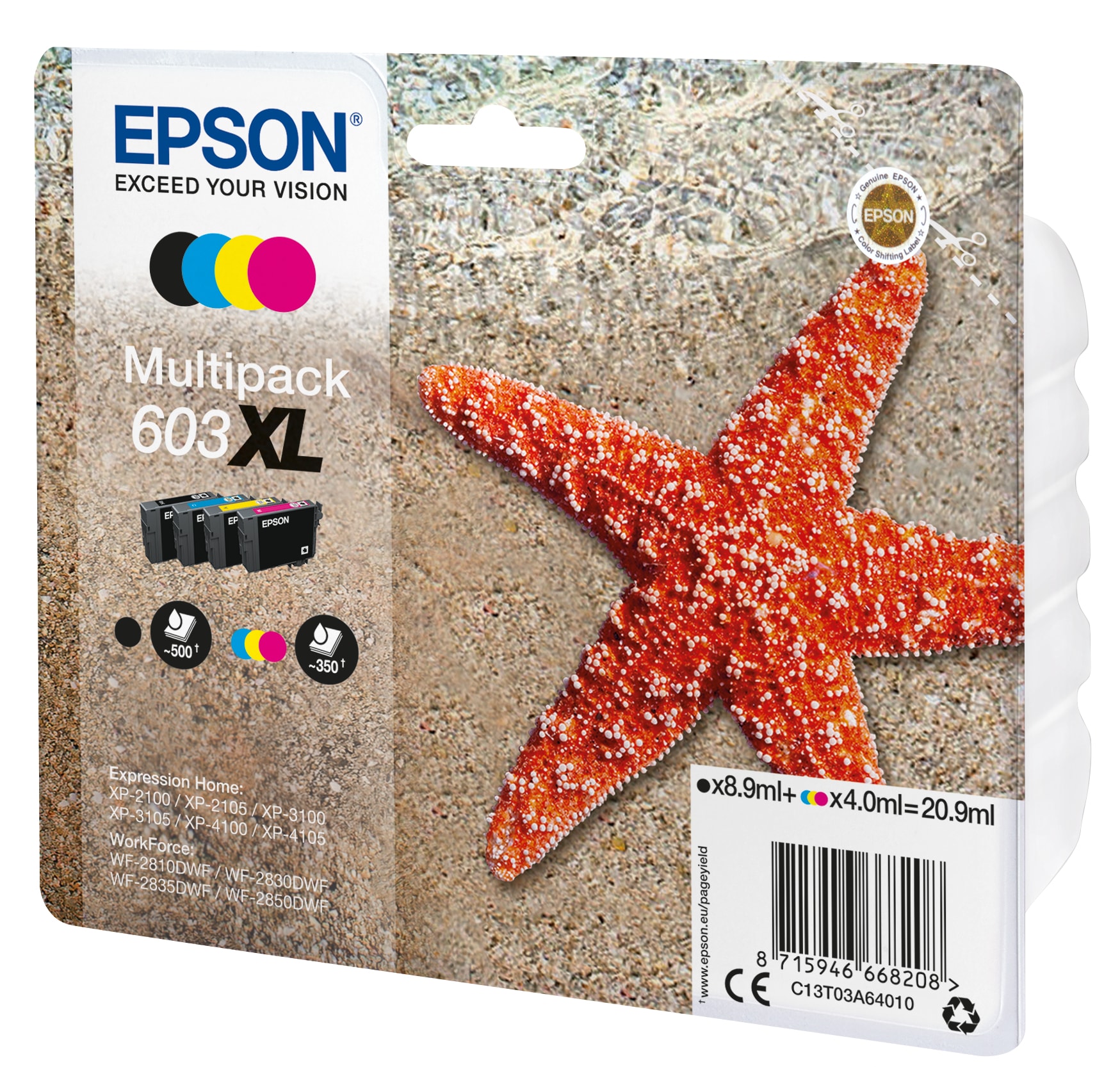 Epson Multipack 4-colours 603XL Ink, imagem 1