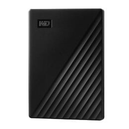 WD My Passport WDBPKJ0050BBK - Disco rígido - encriptado - 5 TB - externa (portátil) - USB 3.2 Gen 1 - 256-bits AES - preto, imagem 1