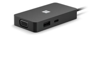 Microsoft USB-C Travel Hub - Estação de engate - USB-C - VGA, HDMI - 1GbE - comercial, imagem 1