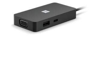 Microsoft USB-C Travel Hub - Estação de engate - USB-C - VGA, HDMI - 1GbE - comercial, imagem 1