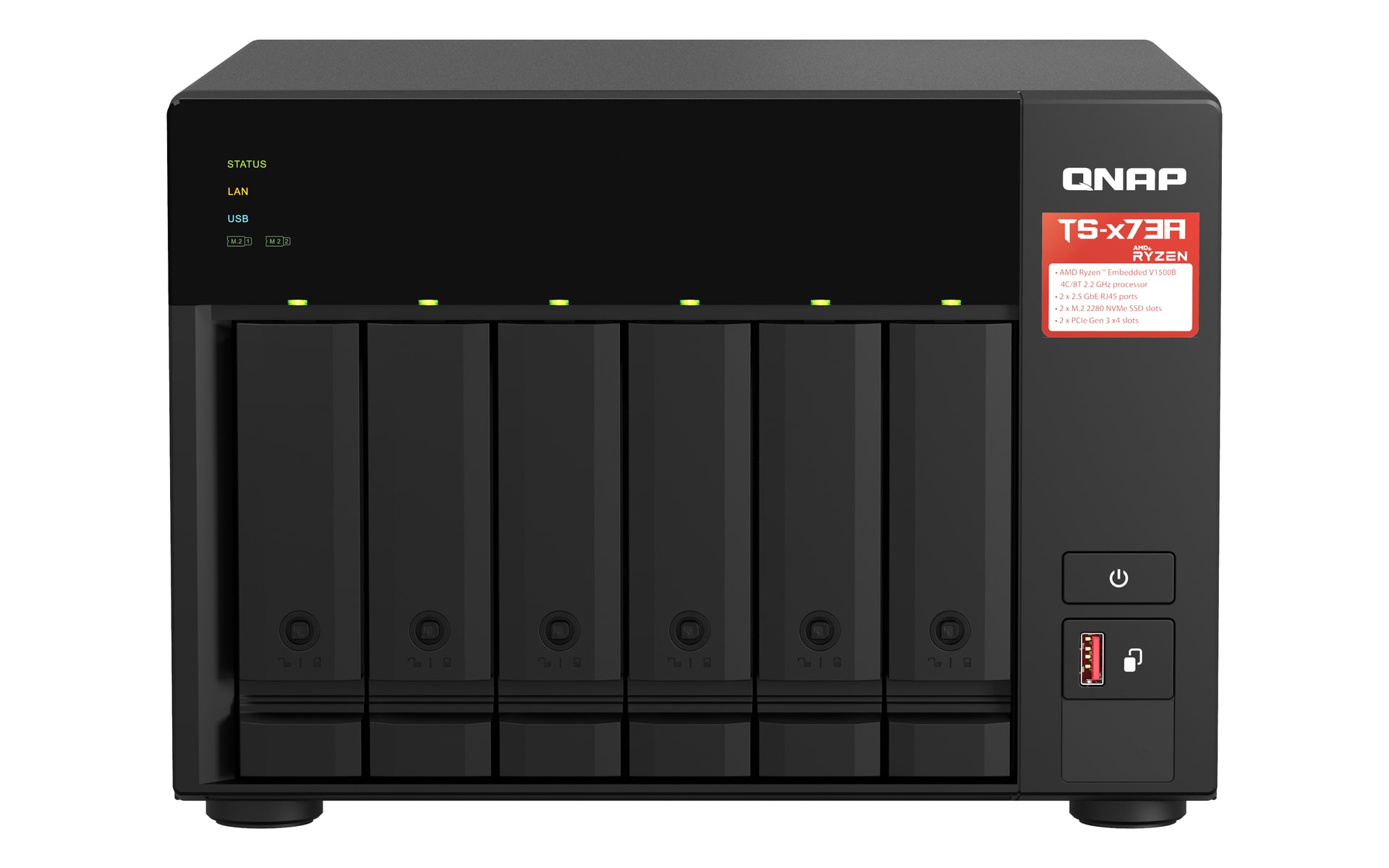 QNAP TS-673A, imagem 1