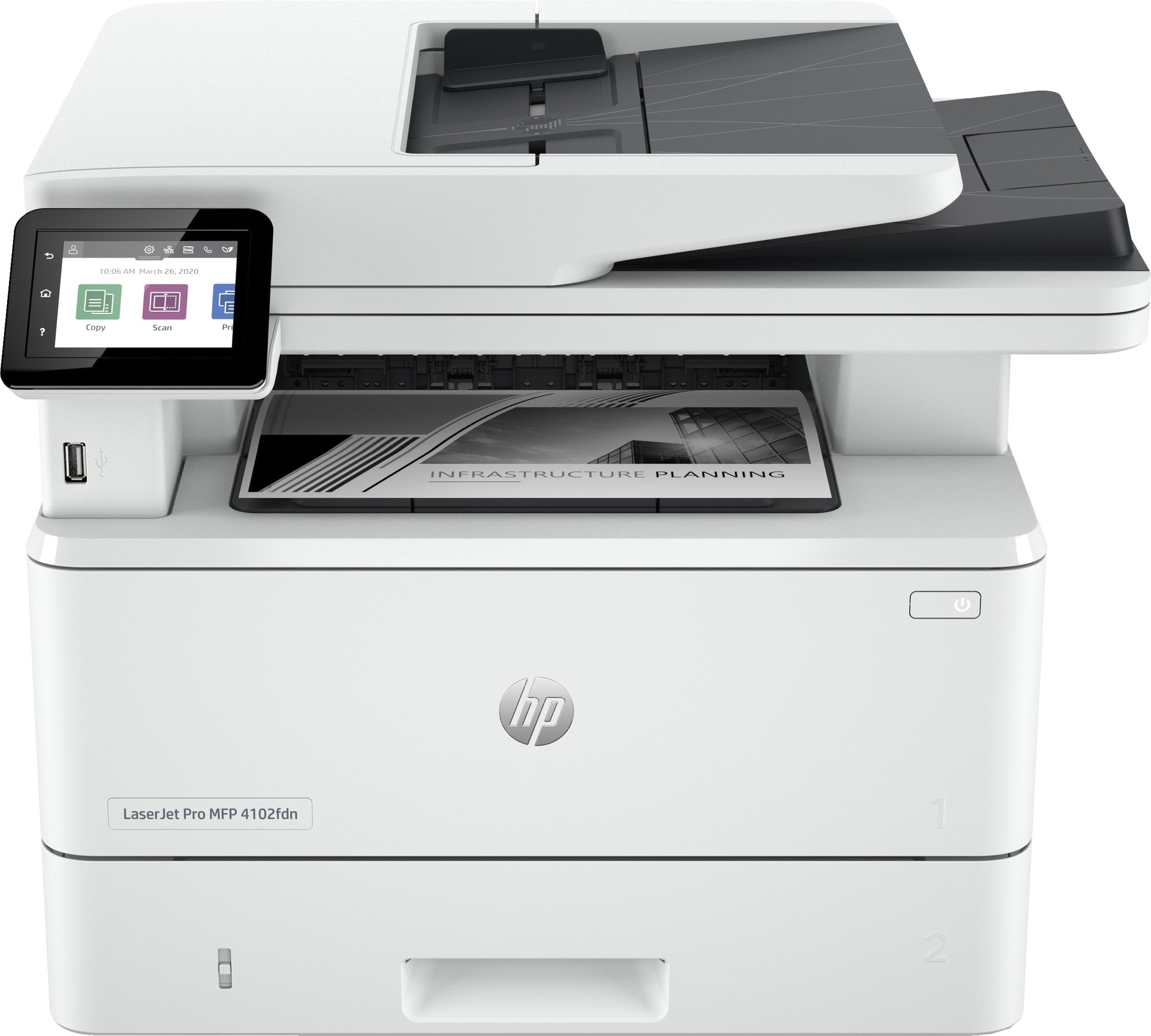 HP LaserJet Pro Multifunções 4102fdn, imagem 1