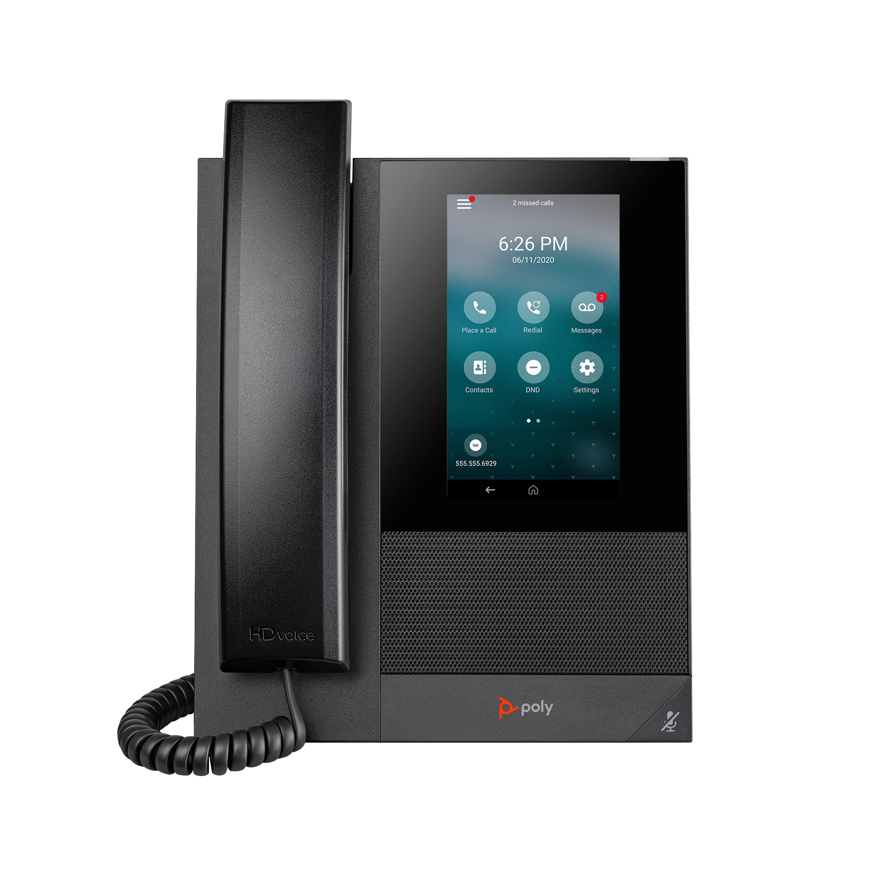 HP Poly Telefone Multimédia Empresarial Poly CCX 400 com Open SIP e PoE, imagem 1