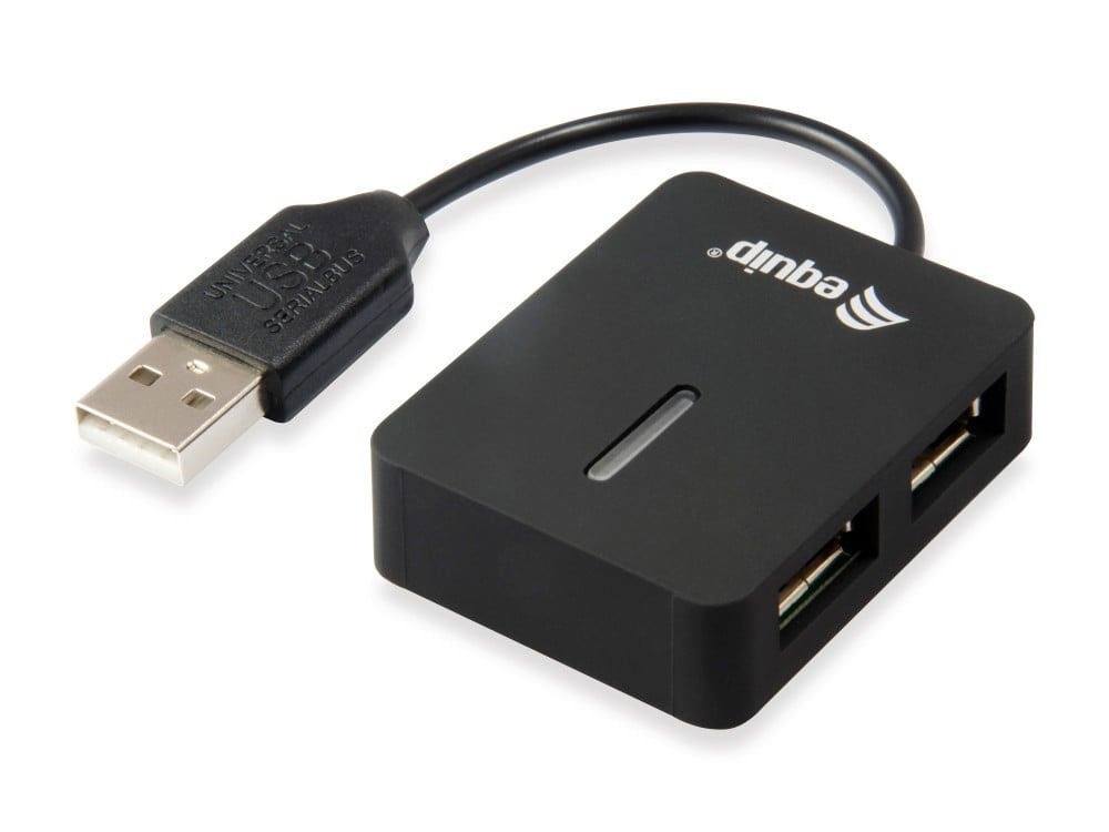 EQUIP LIFE HUB 4 PORTS USB 2.0 BLACK #CAMPANHA#, imagem 1