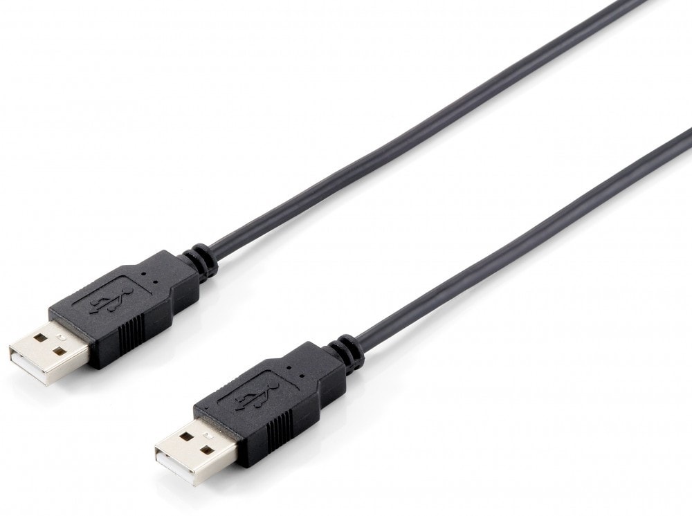 EQUIP CABO USB 2.0 A/A M/M 1.80MT PRETO, imagem 1
