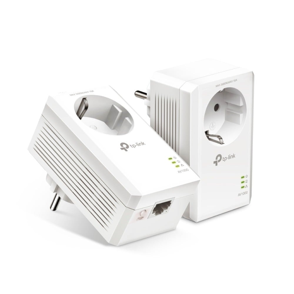 TP-LINK POWERLINE AV1000 PLC KIT WITH AC PASSTHROUGH, imagem 1