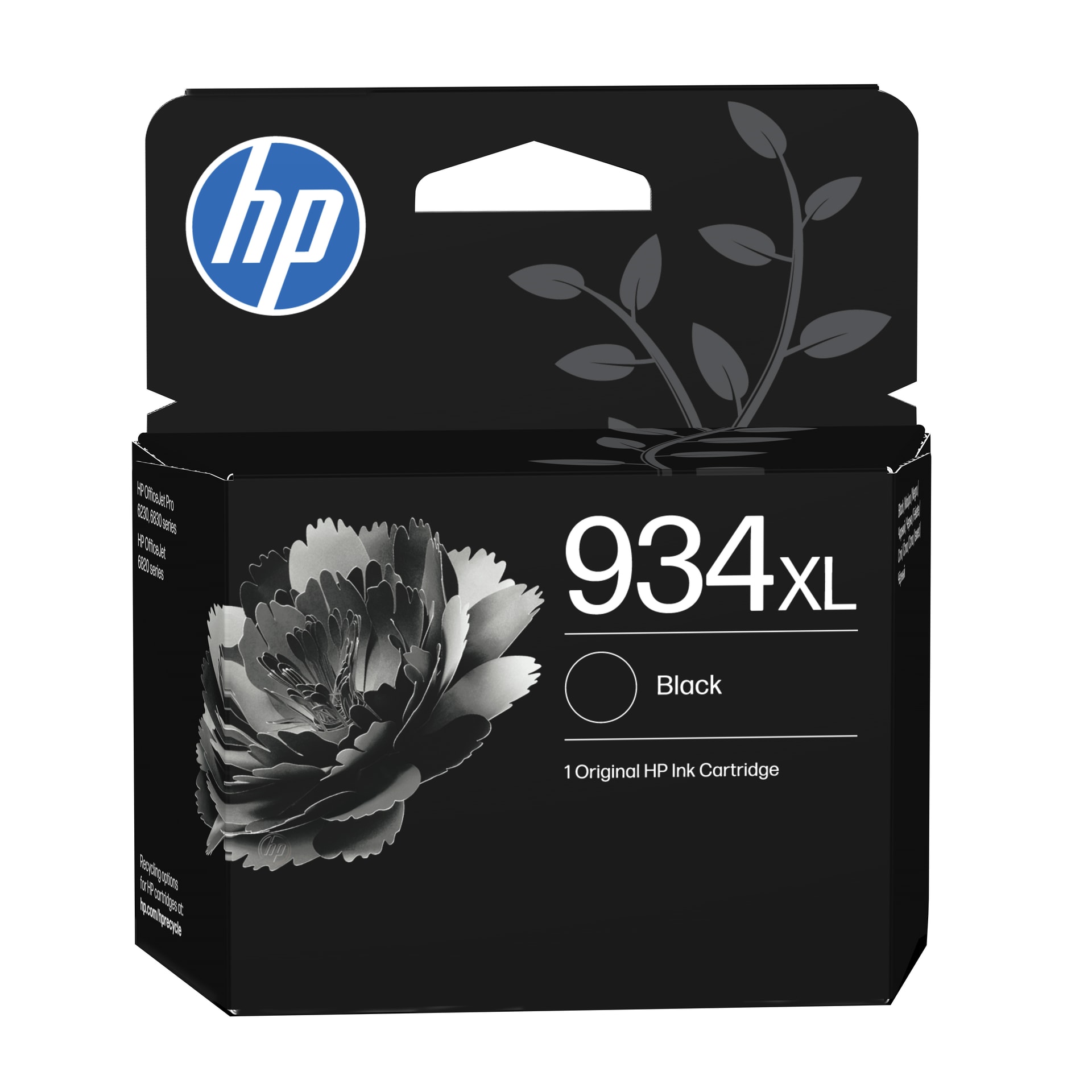 HP Tinteiro original 934XL preto de elevado rendimento, imagem 1