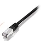 EQUIP CHICOTE CAT6 S/FTP 0.5M PRETO, imagem 1