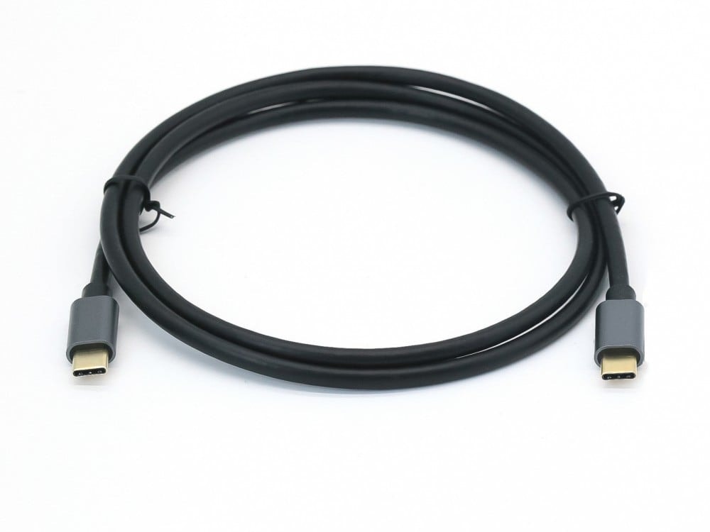 EQUIP CABO USB 3.2 GEN 2 C-C CABLE M/M 10G TRANSFER 5A 100W 0.5MT BLACK, imagem 1