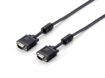 EQUIP CABO VGA HDB15 M/M BLINDADO C/FERRITE 10MT, imagem 1