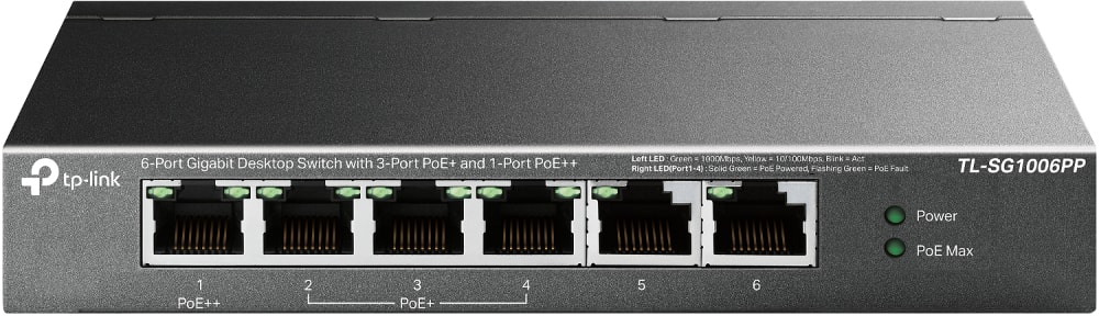 TP-Link TL-SG1006PP, imagem 1