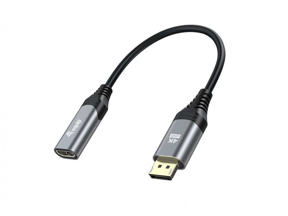 EQUIP ADAPTADOR DISPLAYPORT 1.2 PARA HDMI 4K/60Hz, imagem 1