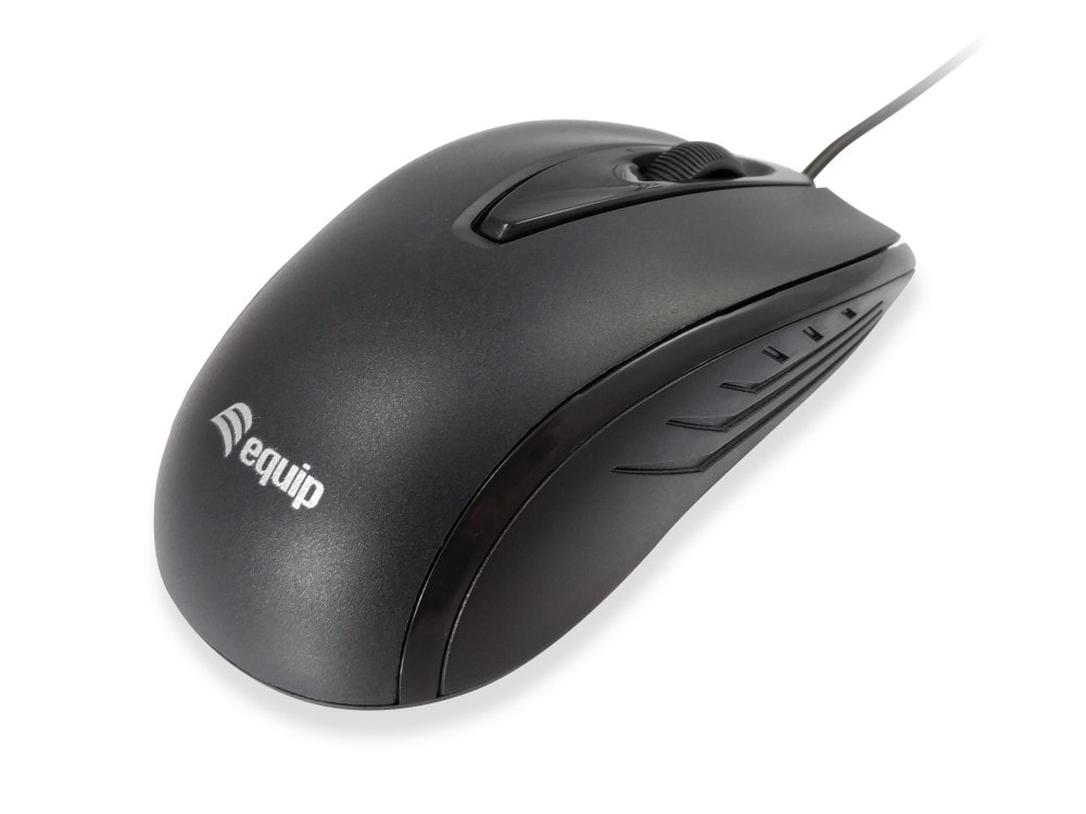 EQUIP LIFE RATO OPTICO COMPACT USB BLACK 1000DPI, imagem 1