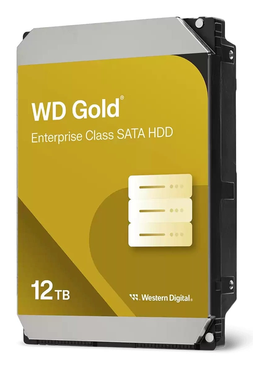 WD Gold WD122KRYZ - Disco rígido - Enterprise - 12 TB - interna - 3.5" - SATA 6Gb/s - 7200 rpm - buffer: 512 MB