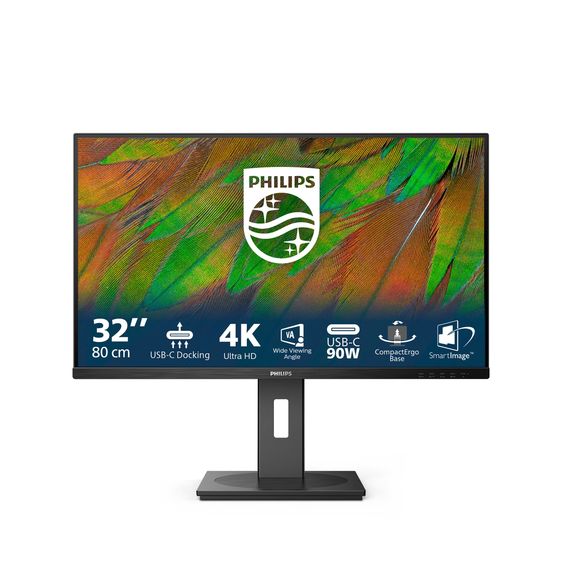 Philips 3000 series 32B1U3900/00, 80 cm (31.5"), 3840 x 2160 pixels
