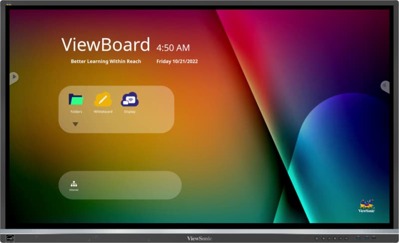 VIEWSONIC MONITOR PROFISSIONAL 55" 4K MULTI TOUCH 40/20 POINTS IFP5550-5