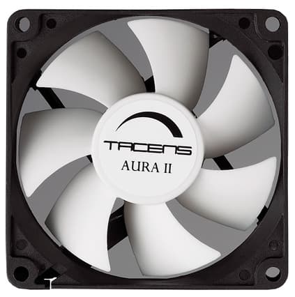 TACENS AURA II 8CM 10DBA FLUXUS II BEARING ANTIVIBRATION
