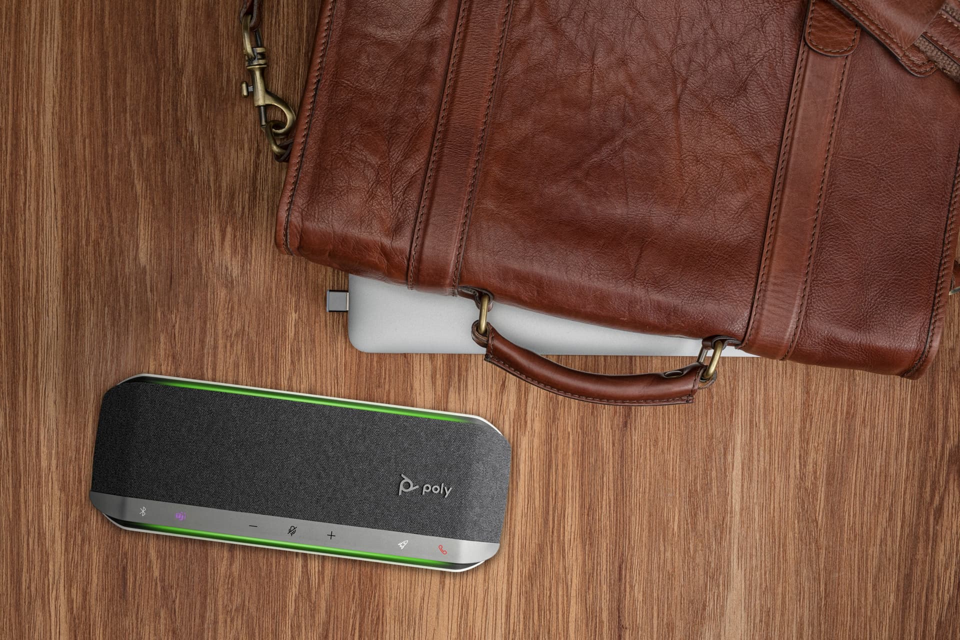Poly Sync 40+M - Alta-voz inteligente - bluetooth - sem fios, com cabo - USB - Certificado para Microsoft Teams - Replaces Poly SKU 218764-01