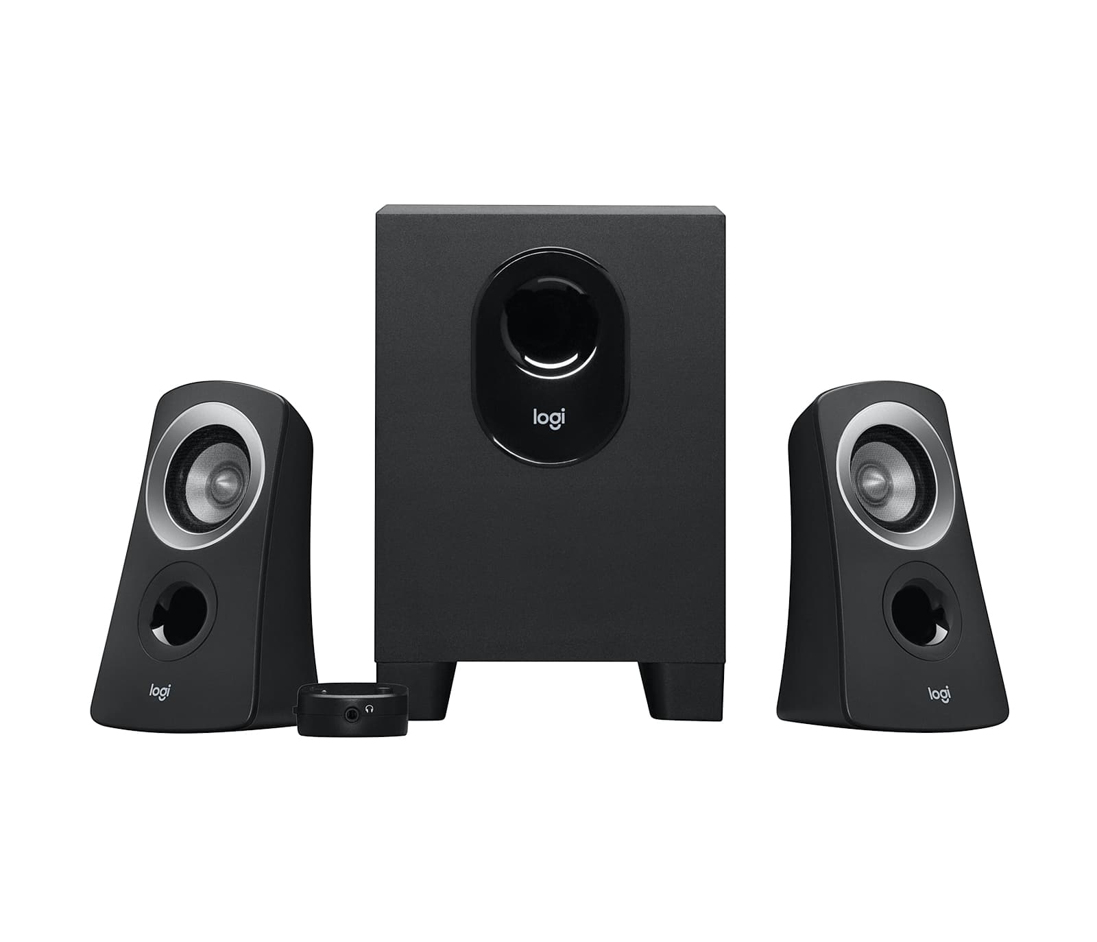 Logitech Z-313 - Sistema de altifalante - para PC - canal 2.1 - 25 watt (Total)