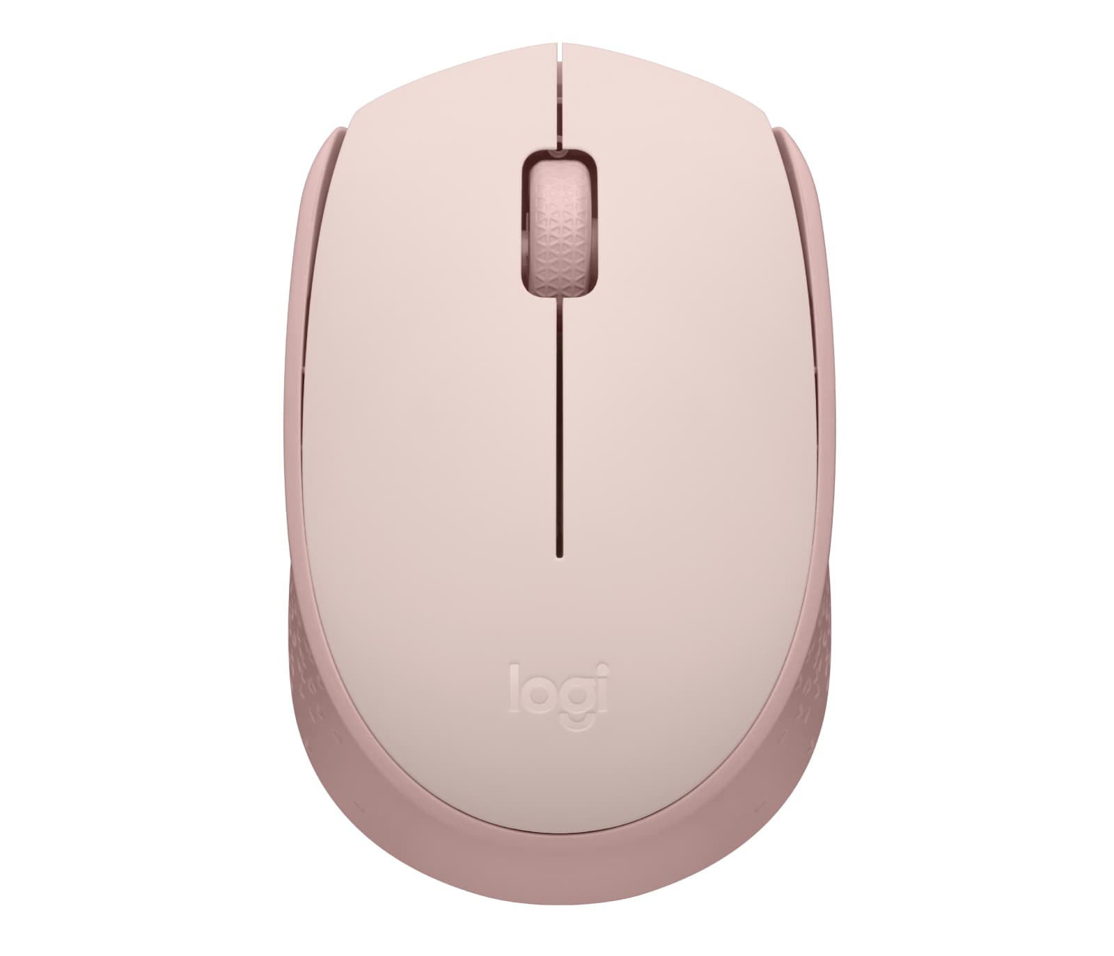 Logitech M171 - Rato - destros e canhotos - óptico - 3 botões - sem fios - 2.4 GHz - receptor sem fio USB - rosa