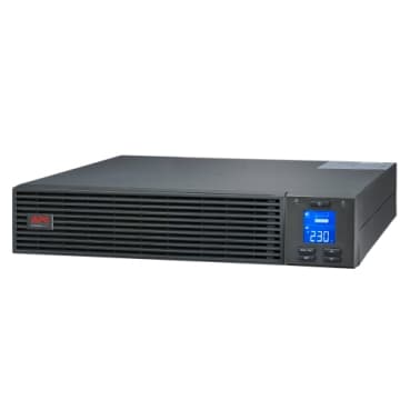 APC Easy UPS On-Line - UPS (montável em bastidor) - 6x saídas IEC C13 + 1x saída IEC C19, slot inteligente para cartão, LCD, com kit de trilho - AC 230 V - 2700 watt - 3000 VA - RS-232, USB - conectores de saída: 7 - 2U - 1.5 m cabo - RAL 7010, preto