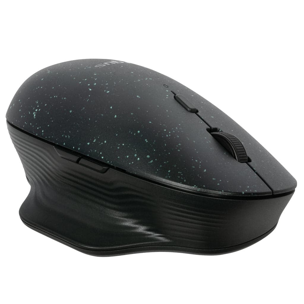 Targus ErgoFlip EcoSmart - Rato - ergonómico - ambidestro sustentável - destros e canhotos - óptico - 6 botões - sem fios - Bluetooth 5.0 LE - preto