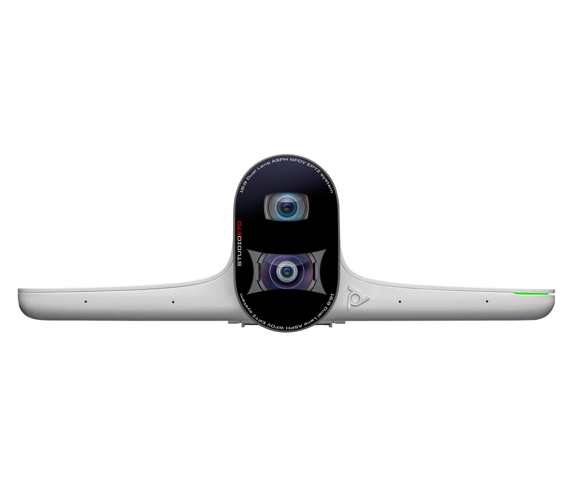 Poly Studio E70 - Câmara de conferência - a cores - 2 x 20.000.000 pixels - 3840 x 2160 - 4K, 2160p - LAN - USB-C - DC 12 V / PoE - Replaces Poly SKU 2200-87090-001