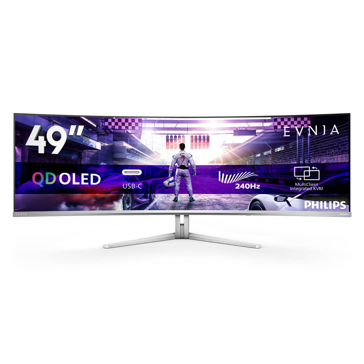Philips Evnia 8000 49M2C8900/00, 124,2 cm (48.9"), 5120 x 1440 pixels