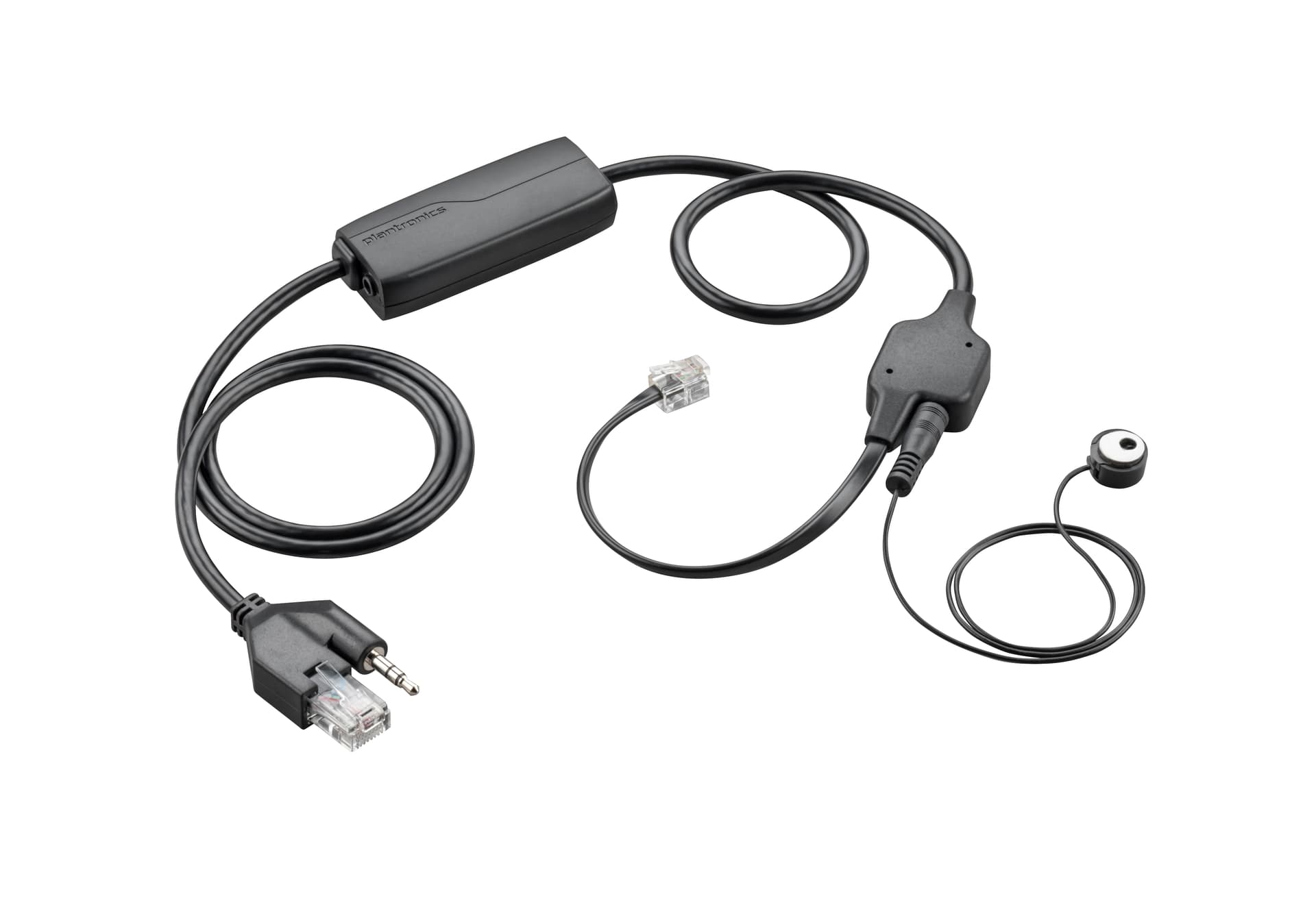 Poly APV-63 - Adaptador de comutador de gancho electrónico para telefone - Compatível com TAA - Replaces Poly SKU 38734-11