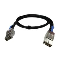 QNAP CAB-PCIE10M-8644-8X - Cabo externo SAS - 36 pin 8 x SFF-8644 (M) para 36 pin 8 x SFF-8644 (M) - 1 m - preto