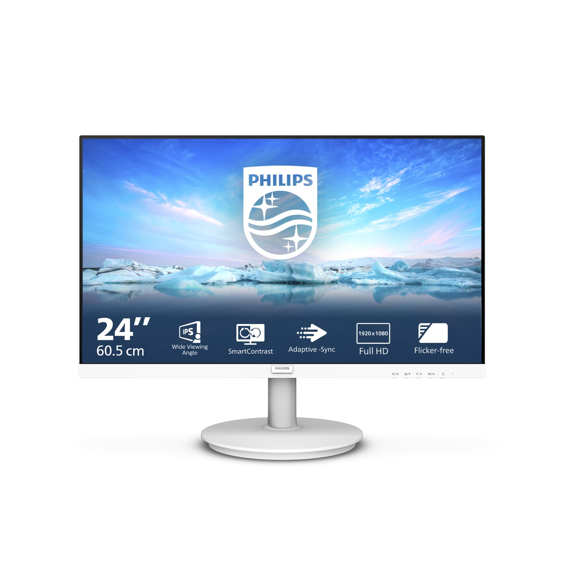 Philips V Line 241V8AW/00, 60,5 cm (23.8"), 1920 x 1080 pixels