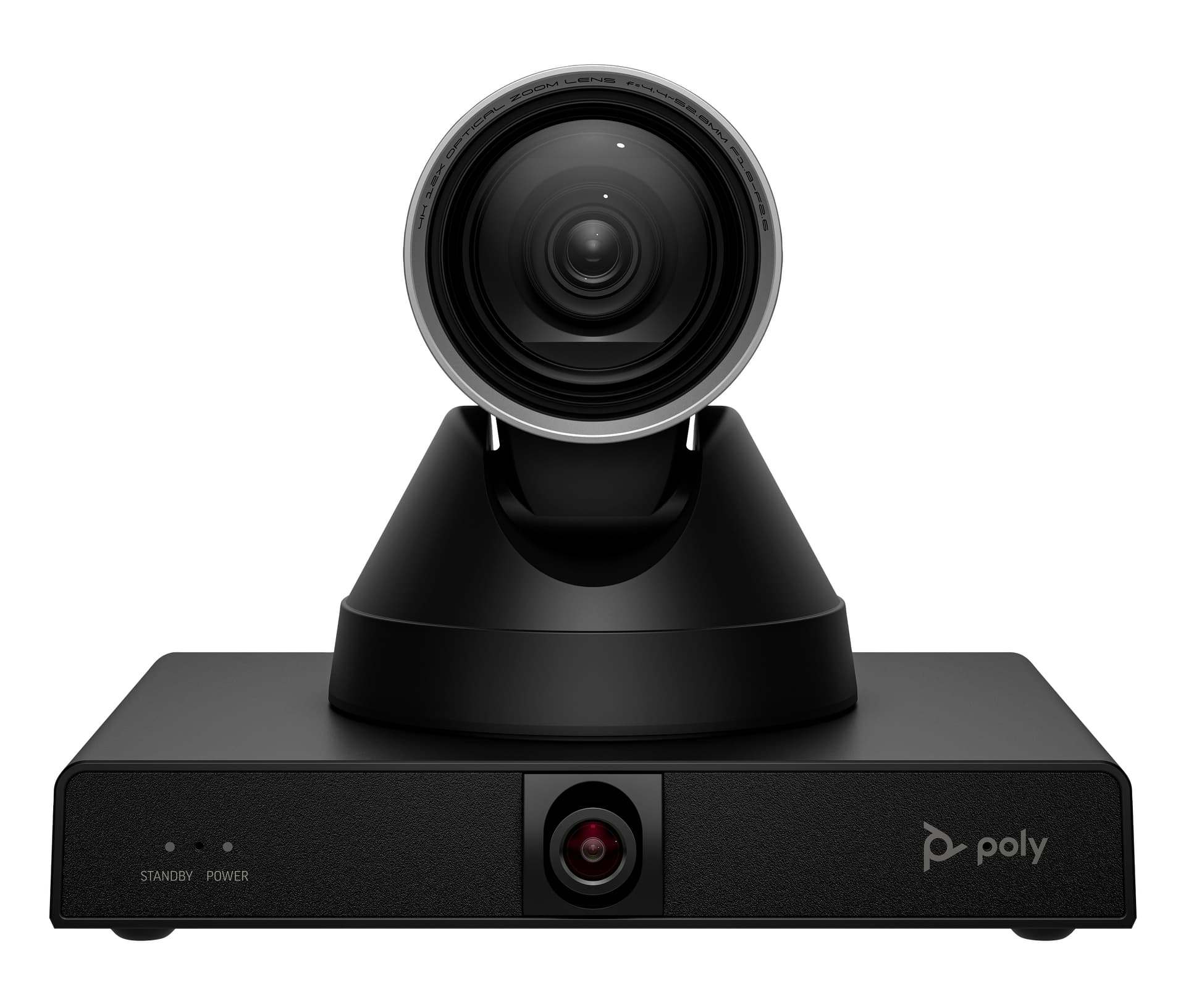 HP Poly Studio E60 - Câmara de conferência - PTZ - a cores - 2 x 8.000.000 pixels - 3840 x 2160 - 4K UHD (3840 x 2160), 2160p - áudio - LAN - USB 3.0 - DC 12 V / PoE Plus