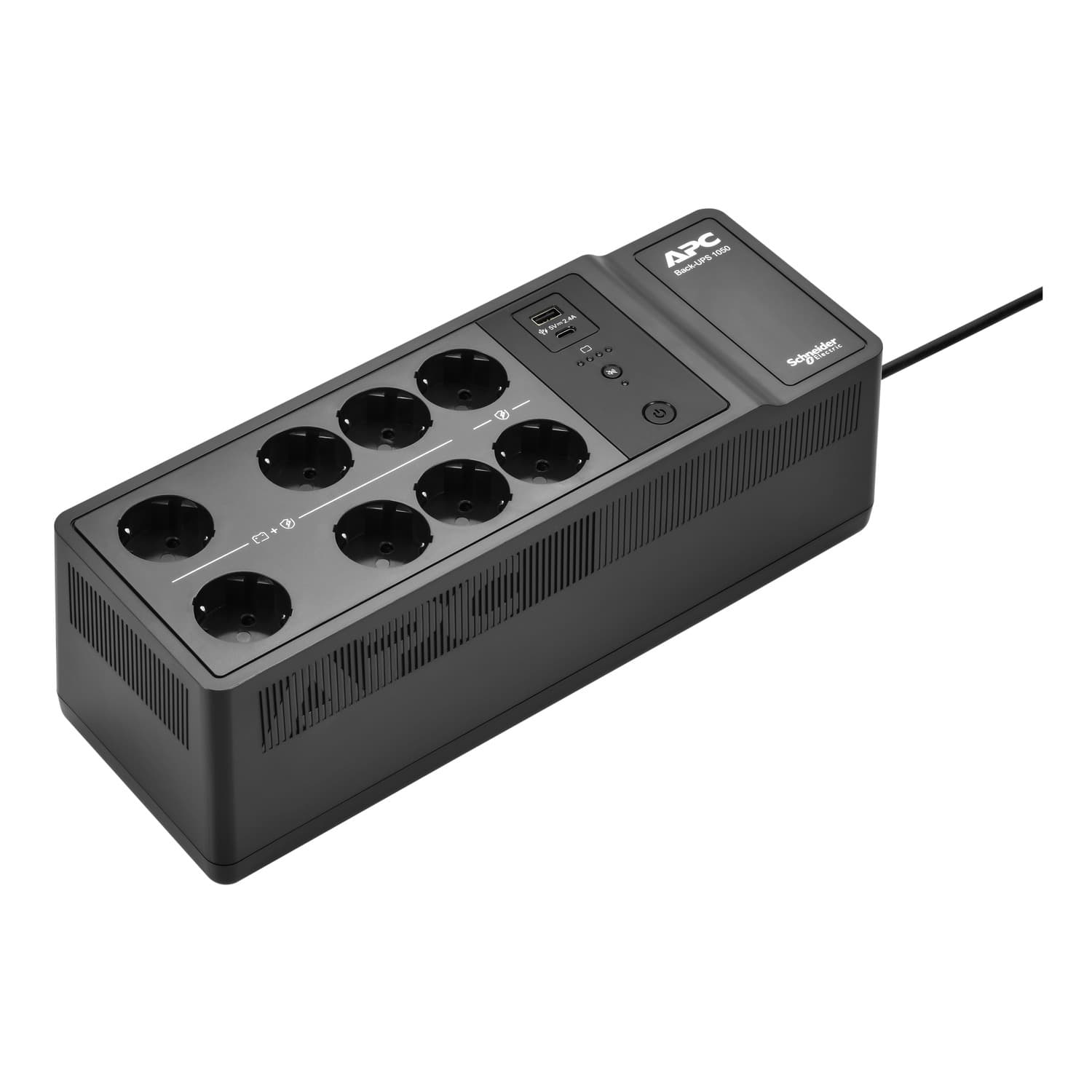 APC Back-UPS - UPS (montável na parede / montável na superfície) - AC 230 V - 600 watt - 1050 VA - conectores de saída: 10