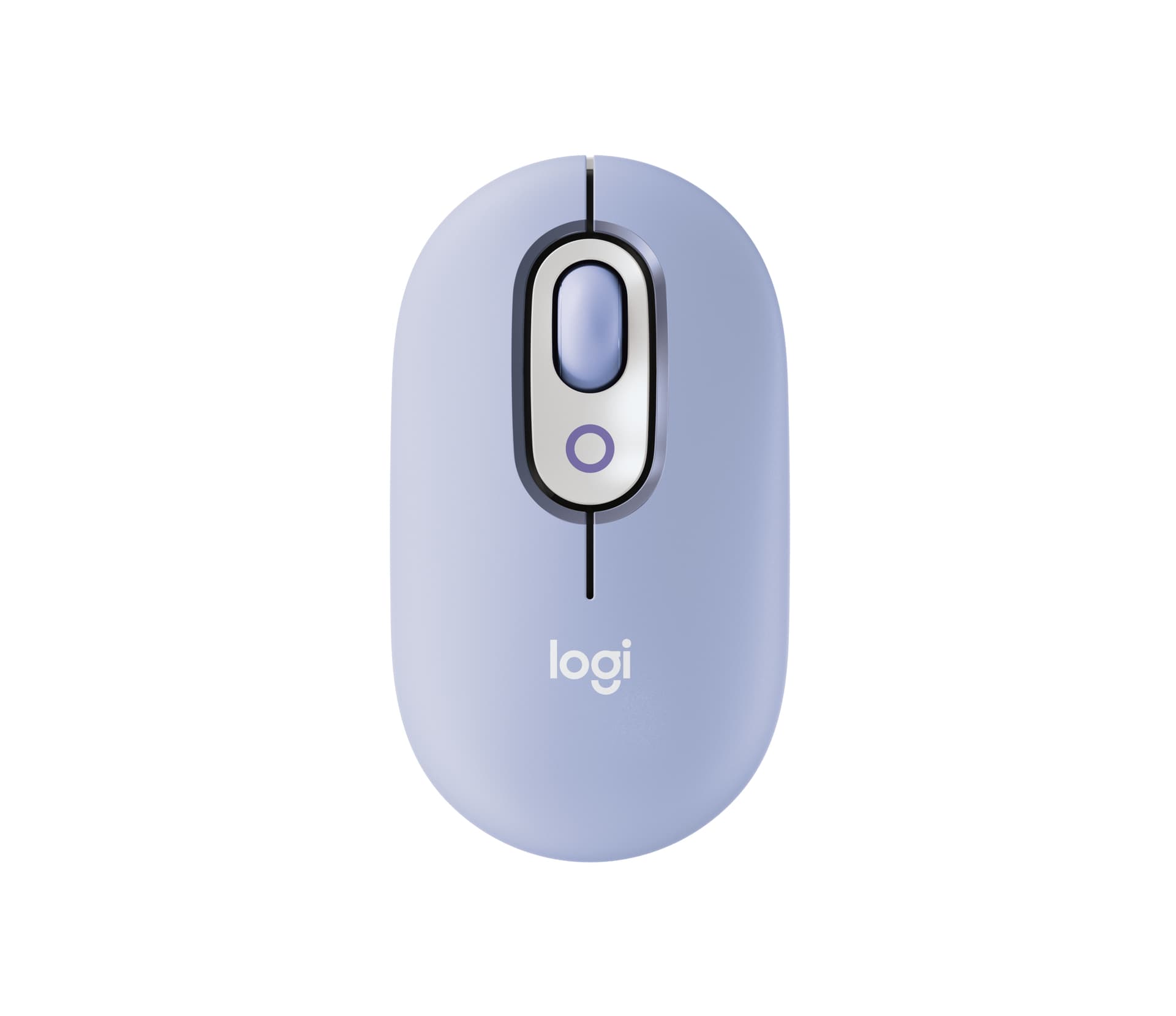 Logitech POP - Rato - emoji personalizável - óptico - 4 botões - sem fios - Bluetooth 5.1 LE - lilás